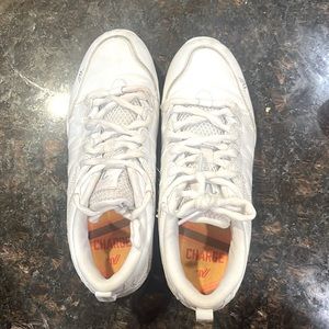 Varsity white cheer shoes